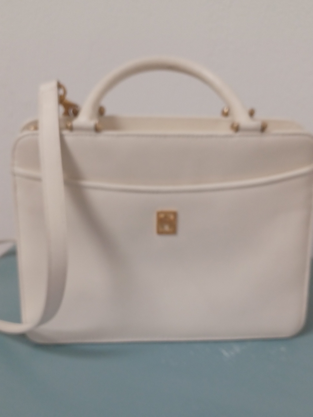 Genuine Leather Etienne Aigner Satchel Bag With Strap - Picture 4 of 16